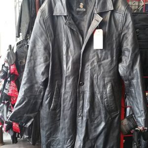 SILVER SKIN Leather trench JACKET 20240 ( Size 2XL )
