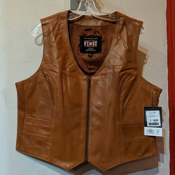 First Mfg Savannah Leather VEST | R1403
