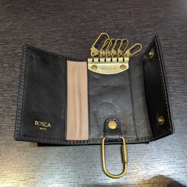 BOSCA Key Case Leather ACCESSORY | 28116