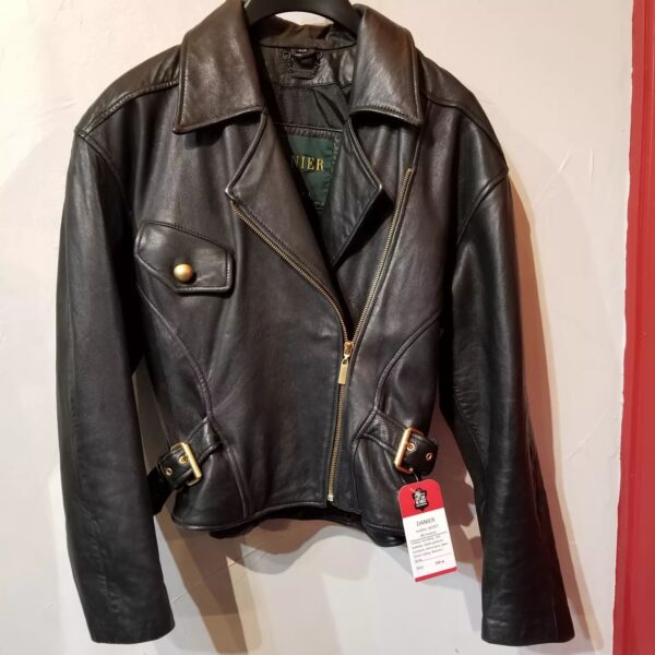DANIER 90s Fashion Leather JACKET | 32982