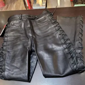 HEIN GERICKE Sidelace Jean Style Leather PANTS | 33899