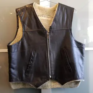 AMF HARLEY DAVIDSON Vintage Collectible Leather VEST | 34847