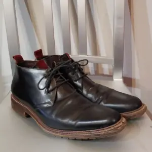 FLORIS VAN BOMMEL Designer Chukkas Leather BOOTS | 34737