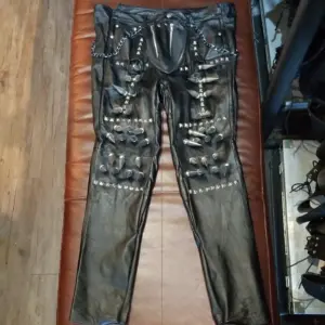 KYLLA ULTRA SPIKE Rockstar Leather PANTS | 34809