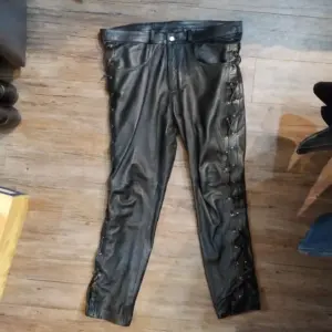 SABIRA Goth / PUNK Leather PANTS | 34830